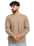 Beige - Design002 BS - Round Pullover - Khotwh